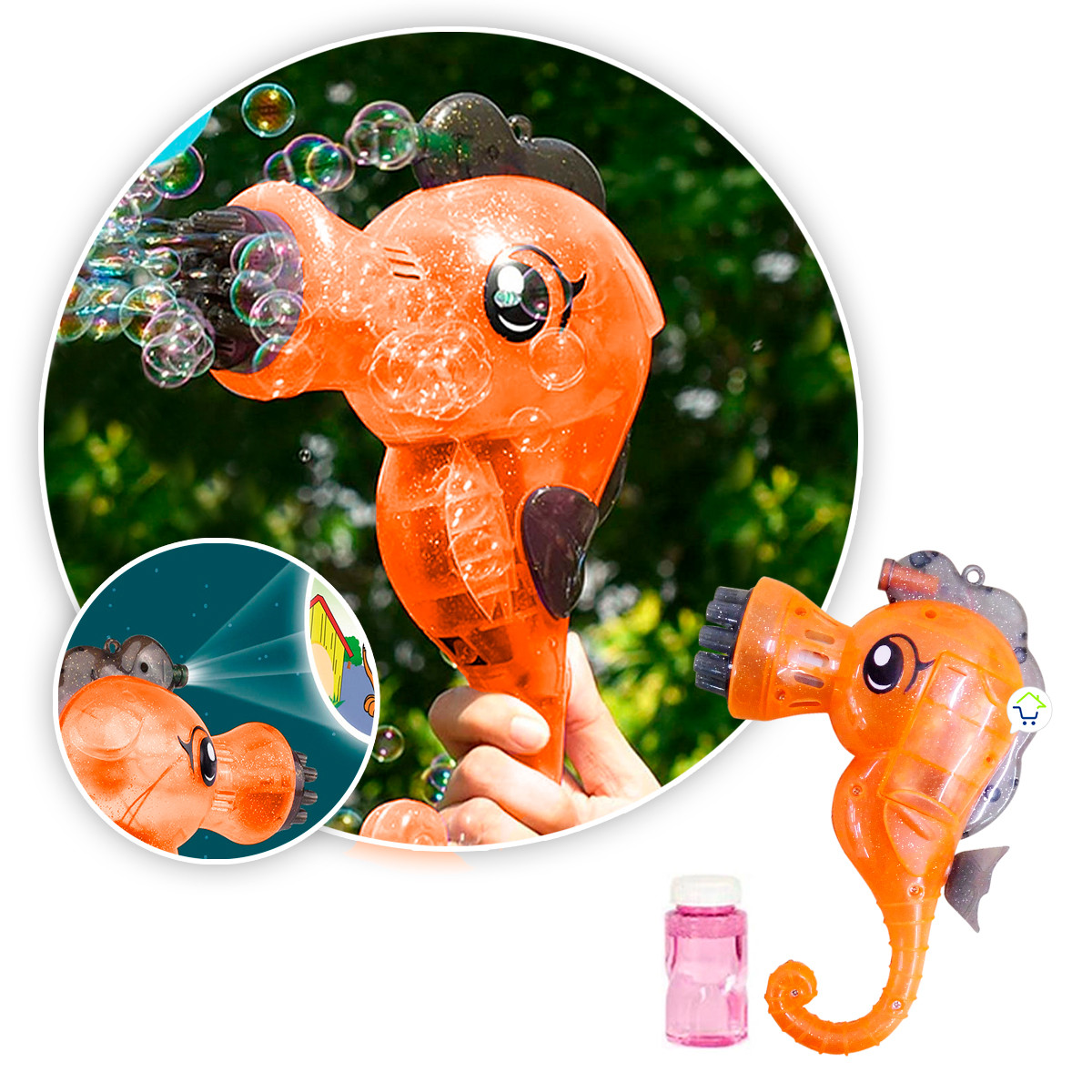 Maquina De Burbujas Caballito De Mar 089